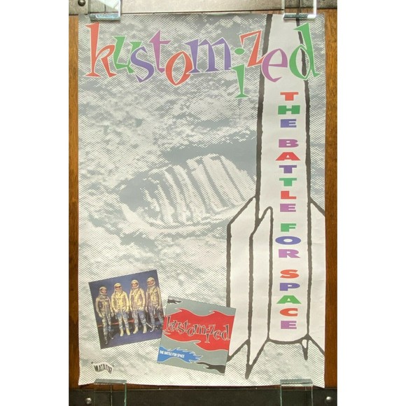 Kustomized Poster 1995 The Battle For Space Matador Promo (9) - Picture 1 of 7